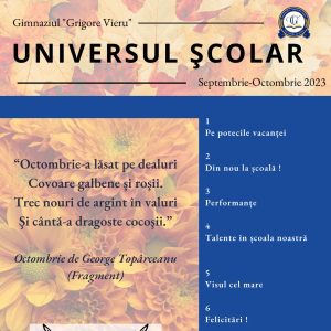 UNIVERSUL ȘCOLAR, ediția Septembrie/ Octombrie 2023