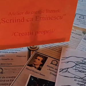 Atelierul de scriere „Scriind ca Eminescu”