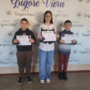 Suntem mândri de rezultatele deosebite obținute de elevii din Gimnaziul „Grigore Vieru” la Olimpiada KINGS – ediția de toamnă!