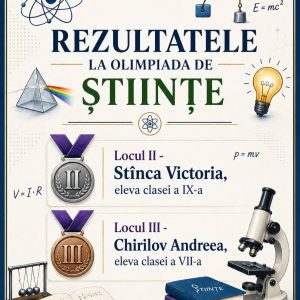 Sincere felicitări elevilor pentru rezultatele remarcabile obținute la Olimpiada raională de Științe și la Olimpiada raională de Educație fizică